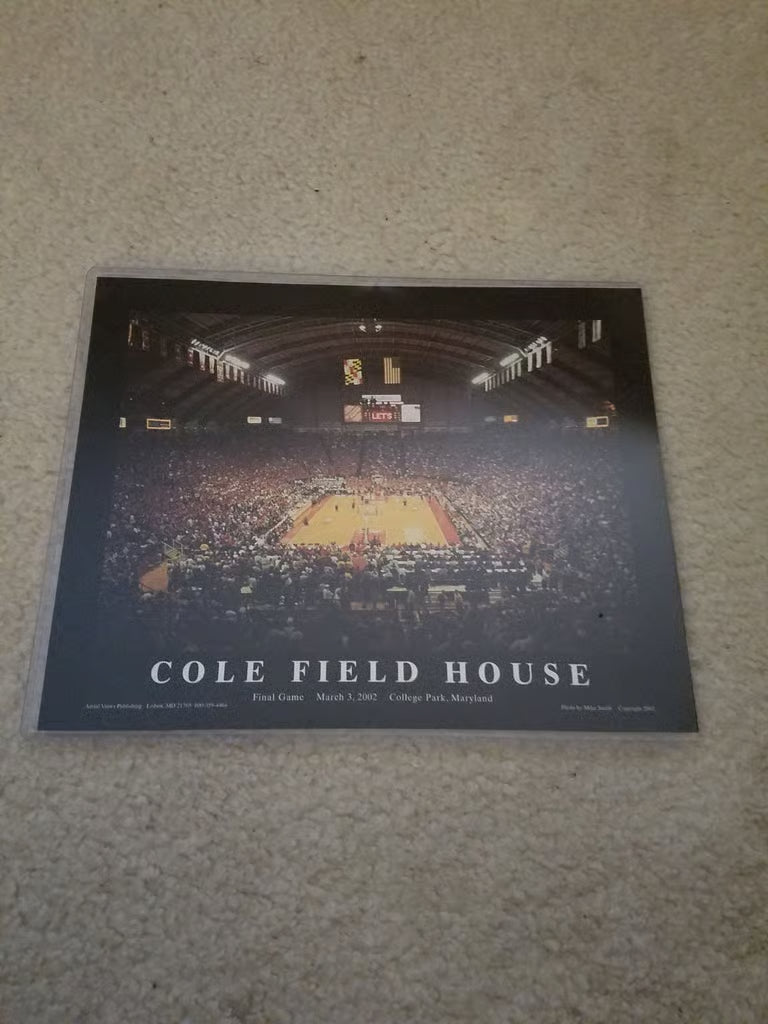 Photo of last game at Cole Field House