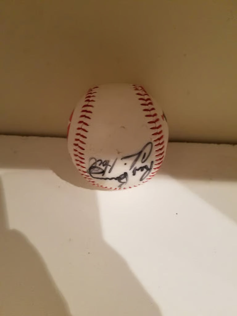 Autographed baseball