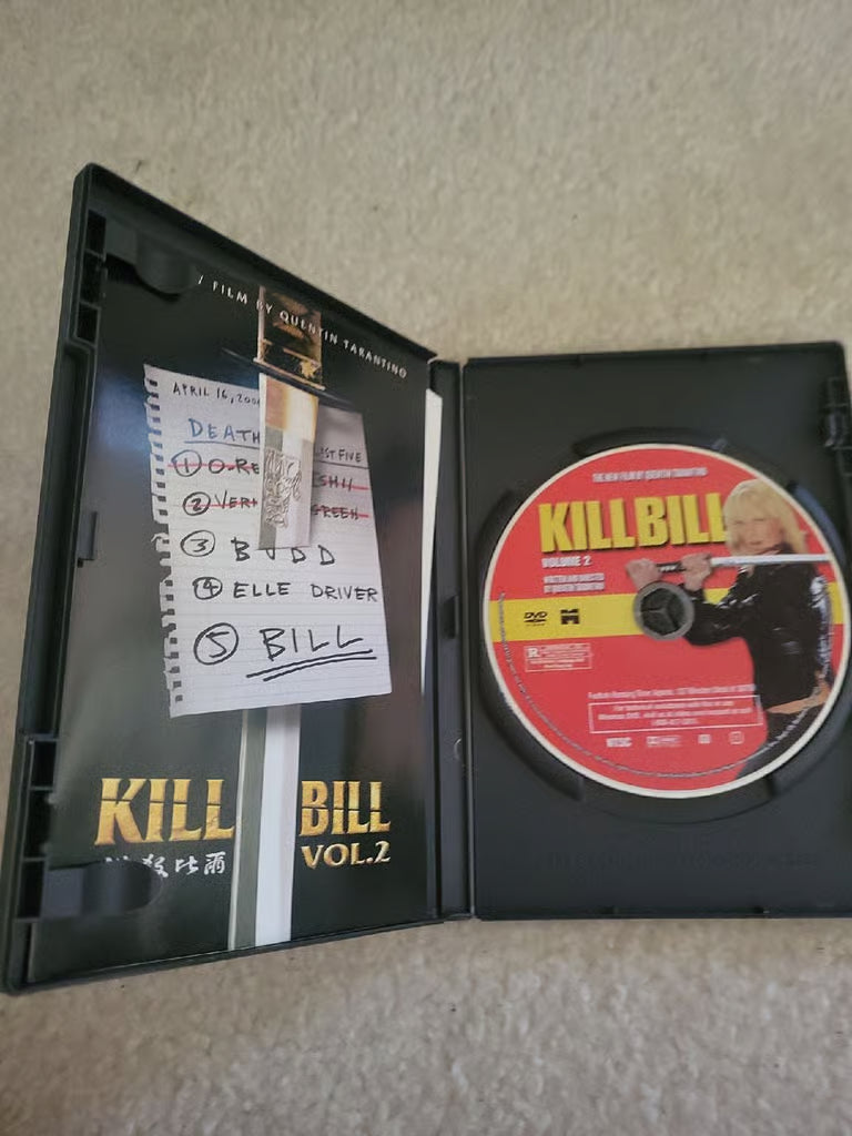 Kill Bill Volume 1 & 2 DVD'S