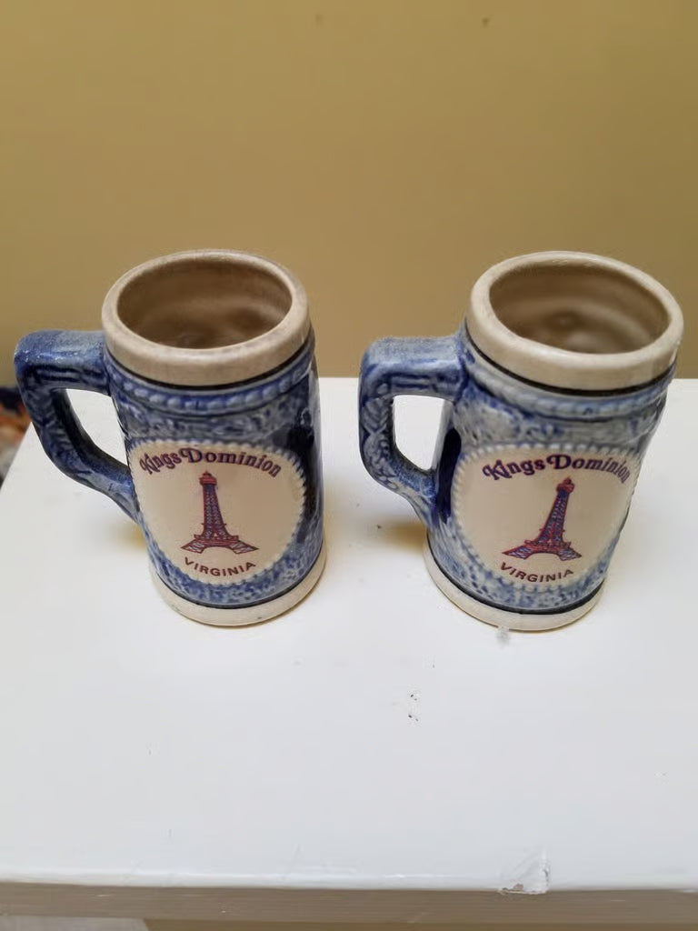 Kings Dominion mini mugs