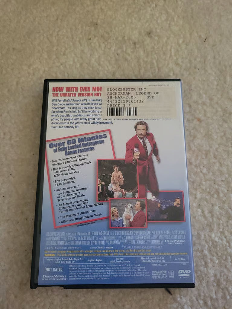 Anchorman DVD