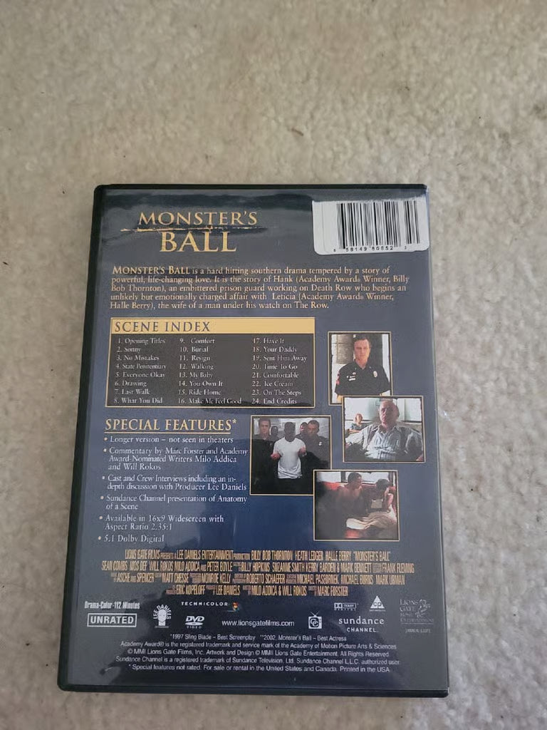 Monsters Ball DVD