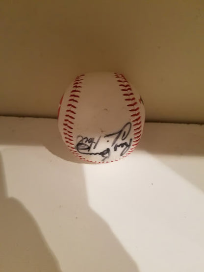 Autographed baseball