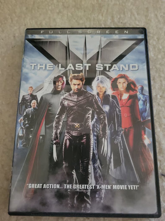 X-Men The Last Stand DVD