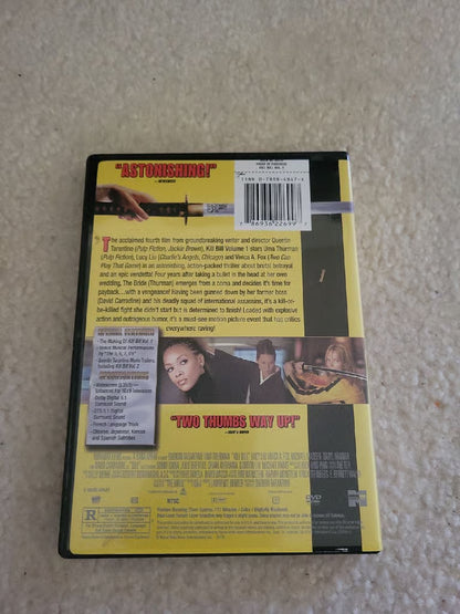 Kill Bill Volume 1 & 2 DVD'S